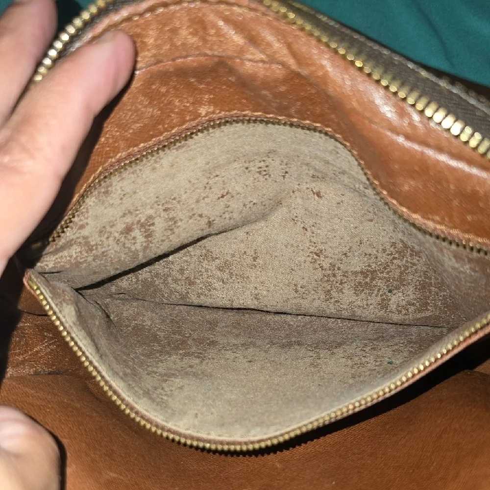 Authentic Vintage Louis Vuitton Jeune Fille MM Monogram Tan&Brown Crossbody Bag